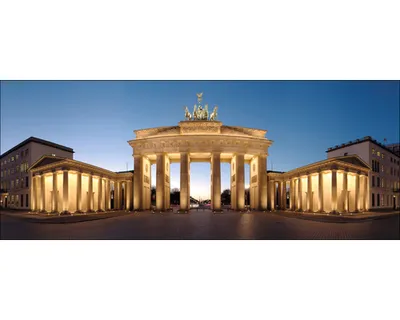 Produktbild von Glasbild Berlin Brandenburger Tor II 80x30 cm