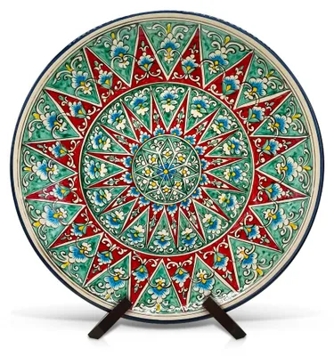 Produktbild von Lagan - KaraKalam R2, Rischtan Keramik, Ø 42 cm Teller Handarbeit