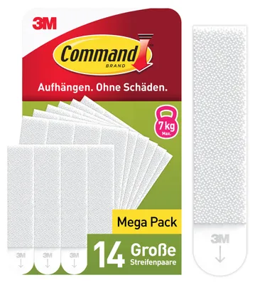 Produktbild von Command PH206-14EU, Montagepad, Weiß, Drinnen, 7,2 kg