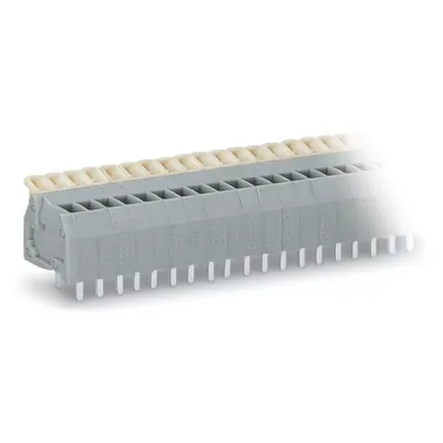 Produktbild von WAGO Federkraftklemmblock 0.50 mm² Polzahl 16 234-216 WAGO Grau 100 St.