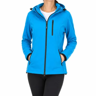 Produktbild von 075405 BMS Damen Softshelljacke Türkis Gr. 38 – Leicht, wasserabweisend & stylisch