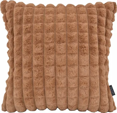 Produktbild von Dekokissen Mimi Fell Braun | 45 x 45 cm | Polyester