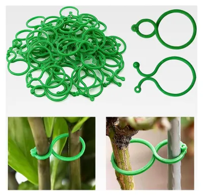 Produktbild von 200 Stück Pflanzenclips zur Befestigung von Kletterpflanzen, Set für Gartenpflanzen