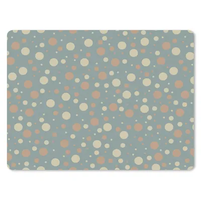 Produktbild von MuchoWow® Mauspad Mousepad Polka dots - Muster - Grau 40x30 cm - Mousepads - Maus Mat - Pad - Mausunterlage - Anti Rutsch