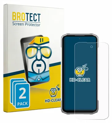 Produktbild von 2x Für Doogee Blade 20 Max Schutzfolie BROTECT Displayschutz Display Schutz Folie Klar Transparent