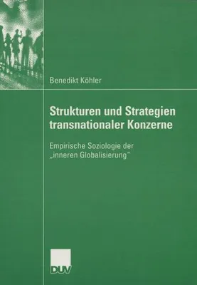 Obrázek produktu pro Strukturen und Strategien transnationaler Konzerne