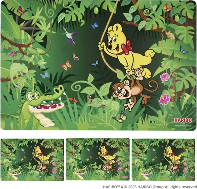 Produktbild von Ritzenhoff & Breker Haribo Jungle Tischset 45 x 30 cm 4er Set