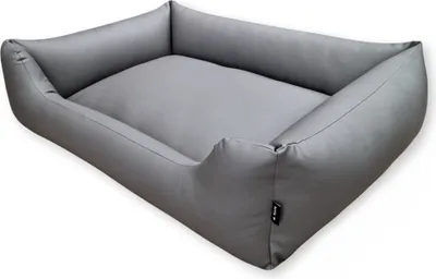 Obrázek produktu pro 4L Textil Pelíšek pro psa z eko kùže MARIO (120x90 cm, šedý)