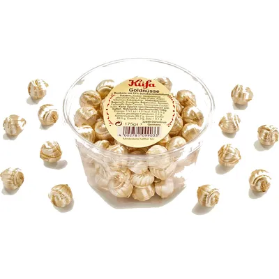 Immagine prodotto di Küfa Goldnüsse caramelle al caramello con ripieno di crema al cioccolato 175g
