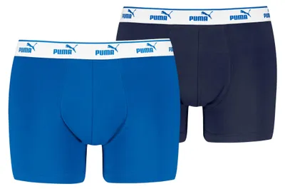 Productafbeelding van PUMA Elements Heren Logo Elastische Boxershorts, 2-pack