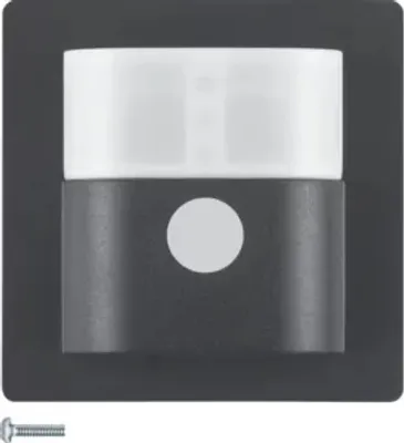 Produktbild von Berker 85342226 IR Bewegungsmelder Komfort 2,2 m anthrazit samt Berker Q.1/Q.3