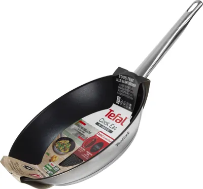 Obrázok produktu pre Tefal Cook Eat B9220404, Kolo, Viacúčelová panvica, Nerezová oceľ, Titán, Nerezová oceľ, Termo indikátor