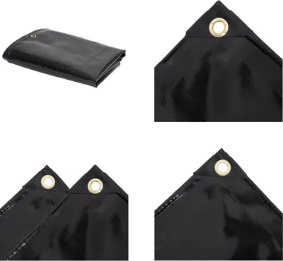 Immagine prodotto di telone vidaXL 650 g/m² 3,5x2,5 m nero - telone - telone - telone - telone - copertura da campeggio