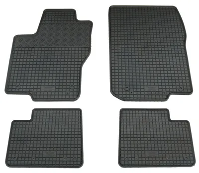 Gummifußmatten Set 4-teilig für Mercedes GLE Coupe C292 (9/2015-), schwarz