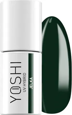 Obrázek produktu pro Yoshi | Hybridní lak na nehty – 156 Jelka – Hybridní gelový lak – Hybridní lak – UV LED – 6 ml – Profesionální kvalita – Zelená