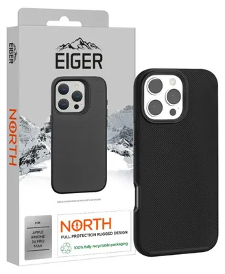 Immagine prodotto di Eiger, Custodia rinforzata per iPhone 16 Pro Max Nord Test d'impatto fino a 4 m, nero