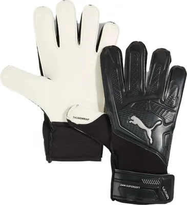 Produktbild von Puma Torwarthandschuhe Ultra Play - Fußball Handschuhe Größe 10 schwarz silber