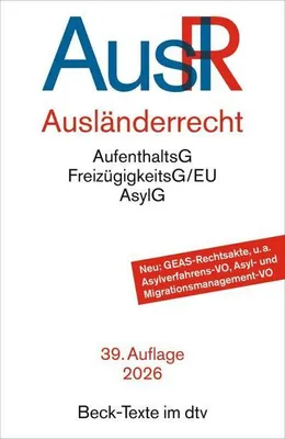 Produktbild von Ausländerrecht. AuslR