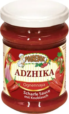 Produktbild von Scharfe Soße Adschika Ognenaja 255g POGREBOK