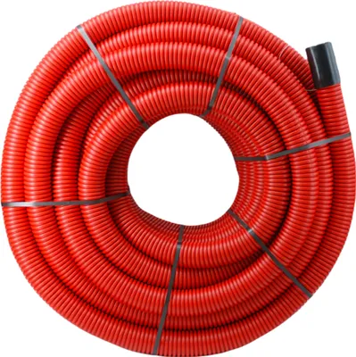 Produktbild von M 75mm ROT - 25m Wellrohr Leerrohr Elektrorohr Erdwellrohr