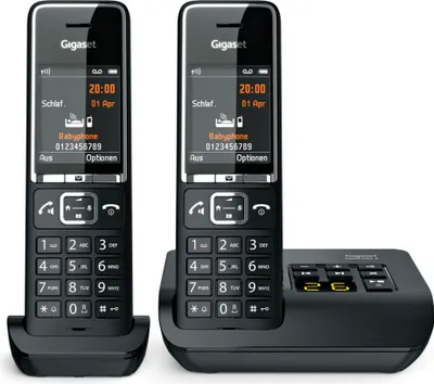 Obrázek produktu pro Gigaset Comfort 550A duo černá/chromová