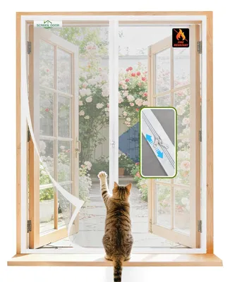 Image de Moustiquaire anti-insectes pour fenêtres (80 x 100 cm)