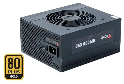 Produktbild von itek Alimentatore GF1000 EVO, 1000 W, 100 - 240 V, Aktiv, Überstrom, Überlastung, Überspannung, Kurzschluß, Unterspannung, 24-pin ATX, 57 cm
