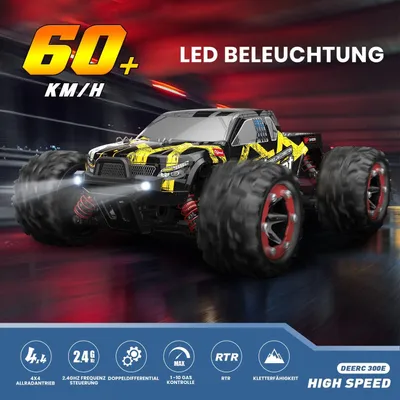 Productafbeelding van RC auto – afstandsbediening auto – 1:18 schaal – brushless motor – 60 km/h – 4WD – 40 min speeltijd