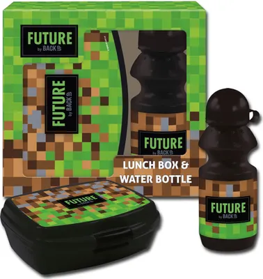 Produktbild von BACKUP DERFORM FUTURE Lunchset Lunchbox + Trinkflasche GAMER COMPUTERSPIEL leicht bunt Kinder Jungen