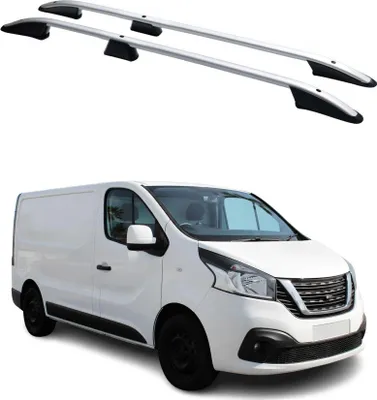 Image de Barres de toit longitudinales pour Nissan NV300 2016-2024 L1 Aluminium Gris