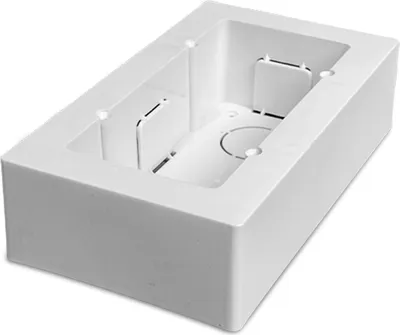 Produktbild von Aufputzdose Universal Aufbau 161x92x42mm Weiß