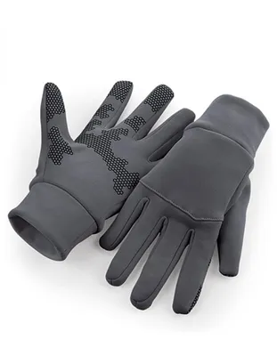 Image de Beechfield B310 | Gants Softshell Sports Tech Gloves - Couleur : Graphite Grey - Taille : S/M