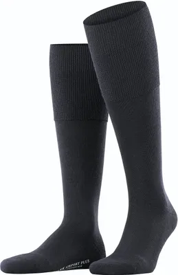 Produktbild von FALKE Airport Plus heren kniekousen, blauw (dark navy)
