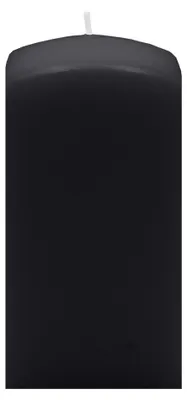 Produktbild von Quader Kerzen Schwarz 20 x Ø 7/7 cm, 4 Stück