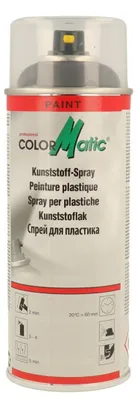 Produktbild von ColorMatic Kunststoffspray, dunkelgrau, 400 ml