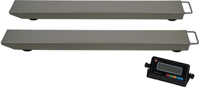 Immagine prodotto di Barre di pesatura industriali; bilancia ad alta capacità 3000 kg in acciaio; display digitale; bilancia industriale mobile su ruote; bilancia da pavimento; bilancia per pallet; tecnologia di pesatura; bilancia per carichi pesanti; bilancia [con supporto a muro incluso]