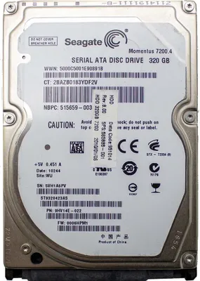 Zdjęcie produktu dla SEAGATE  Dysk twardy Serial ATA  ST9250410AS