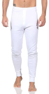 Produktbild von Herren Lange Unterhosen Thermo Funktionsunterhose Unterwäsche, Weiß/S/M