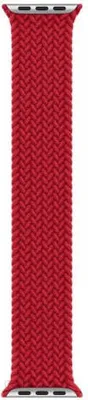 Produktbild von Armband Apple Geflochtener Solo Loop Red (Rot), 45mm, Größe 4