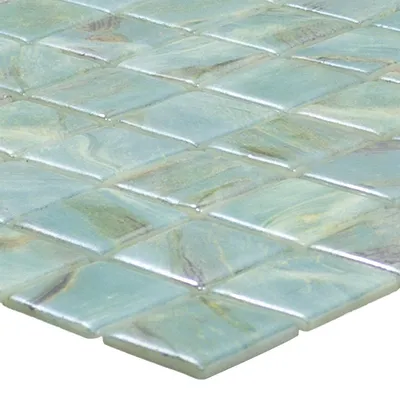 Produktbild von Glas Schwimmbad Pool Mosaik Alassio Türkis 25