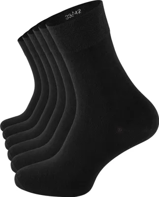 Produktbild von Clark Crown® Baumwoll-Socken 6 Paar Edel & Modern 47-50 Schwarz