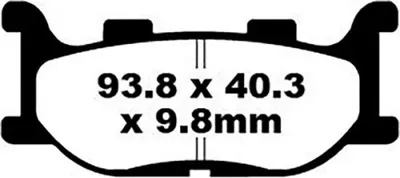 Produktbild von EBC Brakes SFA199HH Bremsbeläge Satz Bremsklötze für YAMAHA MOTORCYCLES YP
