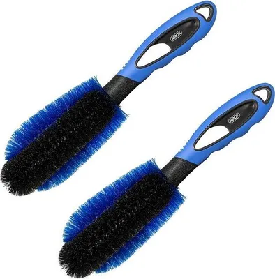 Image de Brosse bleue pour voiture, douce, pour les pneus et les jantes