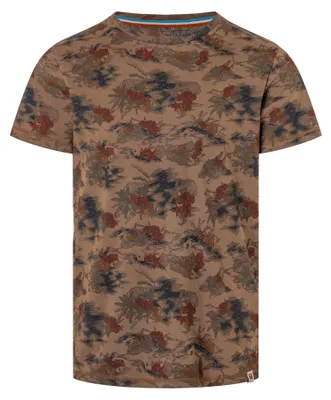 Produktbild von Timezone Kurzarm Rundhals T-Shirt floraler Print geradem Schnitt  Größe: 3XL