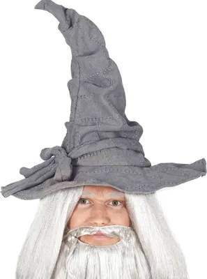 Produktbild von Magische Studenten Zauberhut Hexenhut Mittelalterlich Kostüm Accessoire Halloween Grau, Farbe: Grau