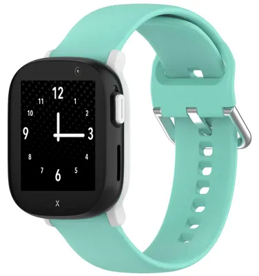 Produktbild von Für Xplora X6 Play / X6 Children hochwertiges Silikon Watch Ersatz Armband Hellgrün