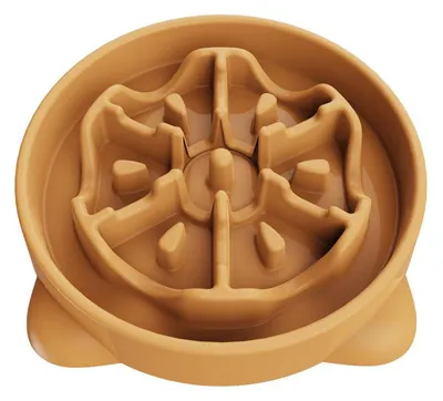 Obrázek produktu pro Miska proti olizování pro psy, velká, 27,1 cm, oranžová
