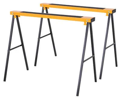 Produktbild von DURHAND 2er-Set Arbeitsbock Sägepferd Klappbar Unterstellbock rutschfest Metall