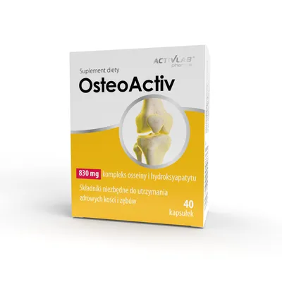 Produktbild von Activlab Pharma OSTEOACTIV – Komplex aus Ossein und Hydroxylapatit | 40 Kapseln
