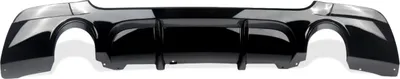 Immagine prodotto di Diffusore nero lucido per kit carrozzeria – BMW Serie 3 E92/E93 330im  Sport – Accessori auto Paraurti posteriore